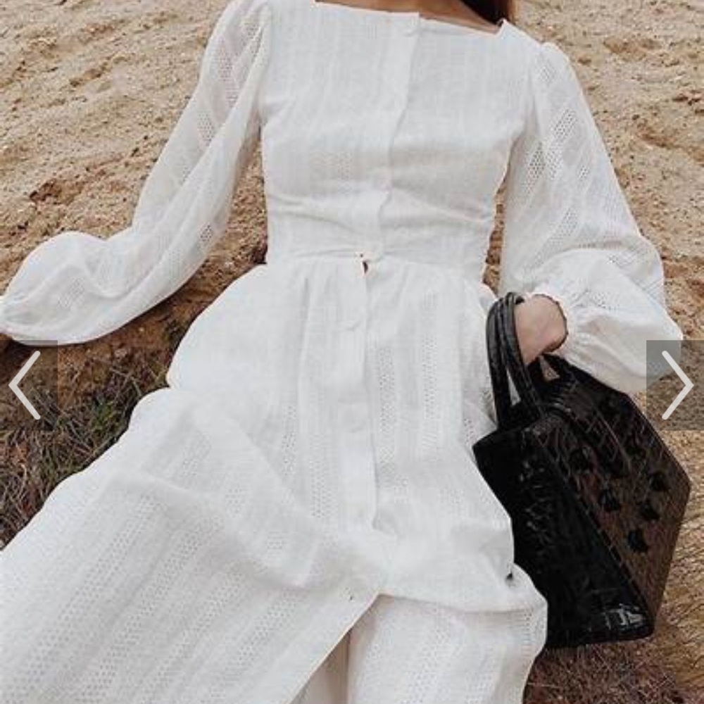 Poustovit white cotton dress - Picture 5 of 7